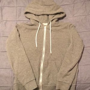 Forever 21 grey zip up hoodie
